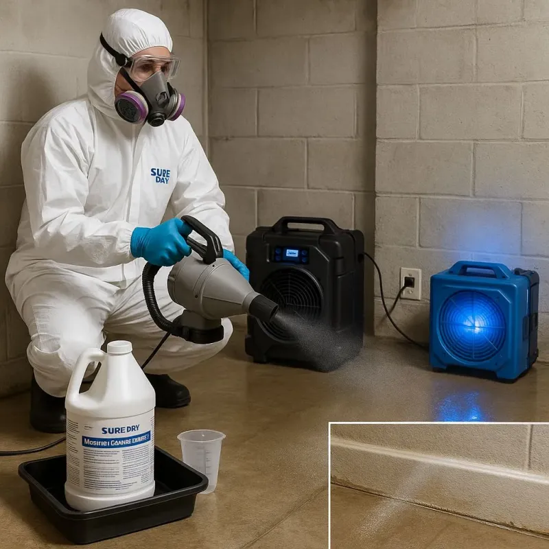 Sanitization and Odor Removal process in Hustisford, WI