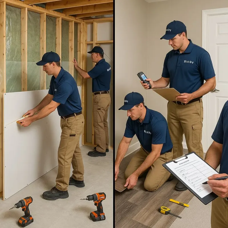 Repairs and Reconstruction process in Hustisford, WI