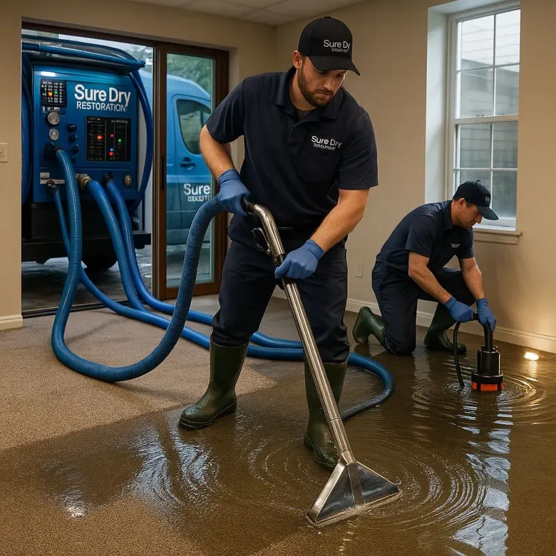 Water Extraction and Removal process in Hustisford, WI